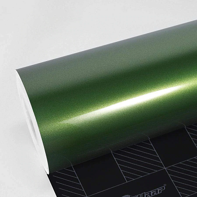 Пленка глянцевый металлик зеленый TeckWrap - Olive Green  - HM11-HD