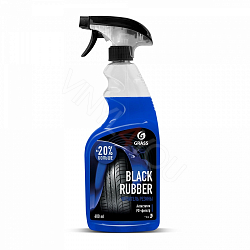 Полироль чернитель шин "Black rubber" (флакон 600 мл)