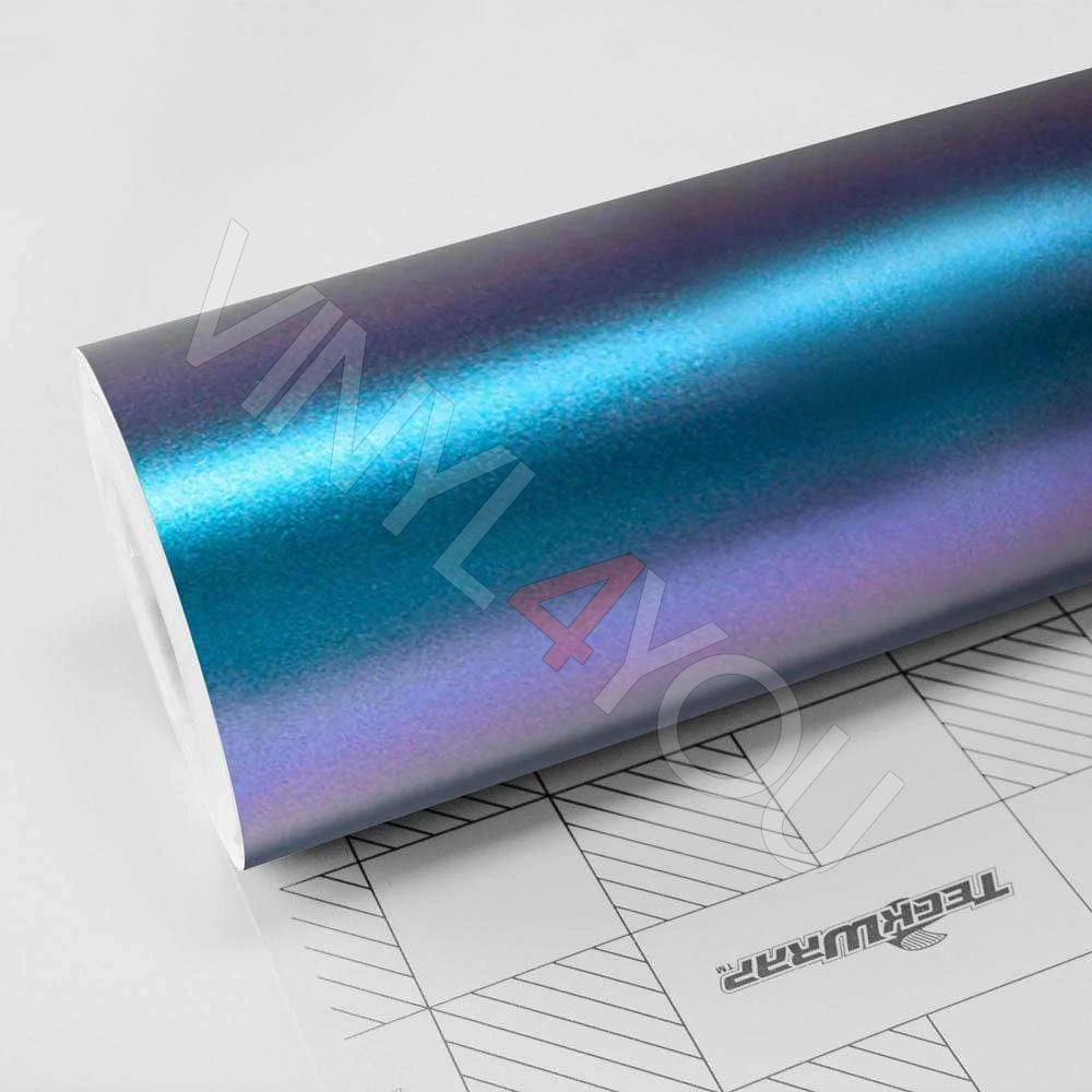 Пленка Металлик матовый хамелеон TeckWrap - Purple-Blue - CK892