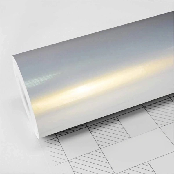 Пленка Перламутровый металлик небесный с золотым оттенком Gold Pearl Daytona